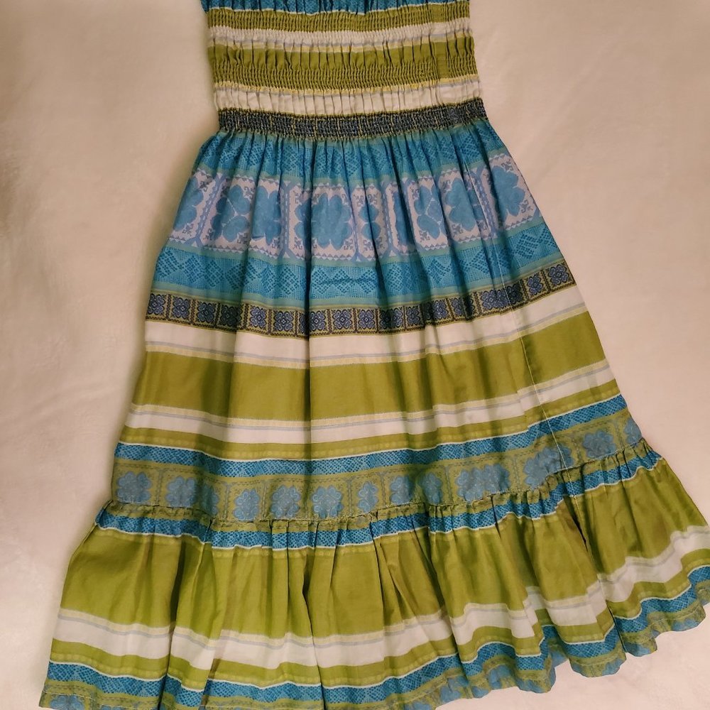Victoria's Secret Strapless Smocked Beach Dress